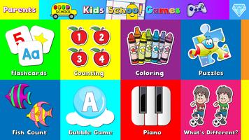 Kids School Games Plakat