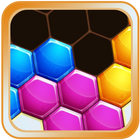 King Hexagon Block Puzzle icône