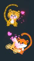 Animated Mouse Cat Sticker পোস্টার