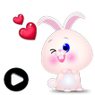 ”Bunny Animated Sticker