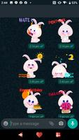 Bunny Animated Sticker penulis hantaran