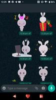 Bunny Animated Sticker تصوير الشاشة 2