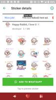 Animated Kitten Sticker 포스터