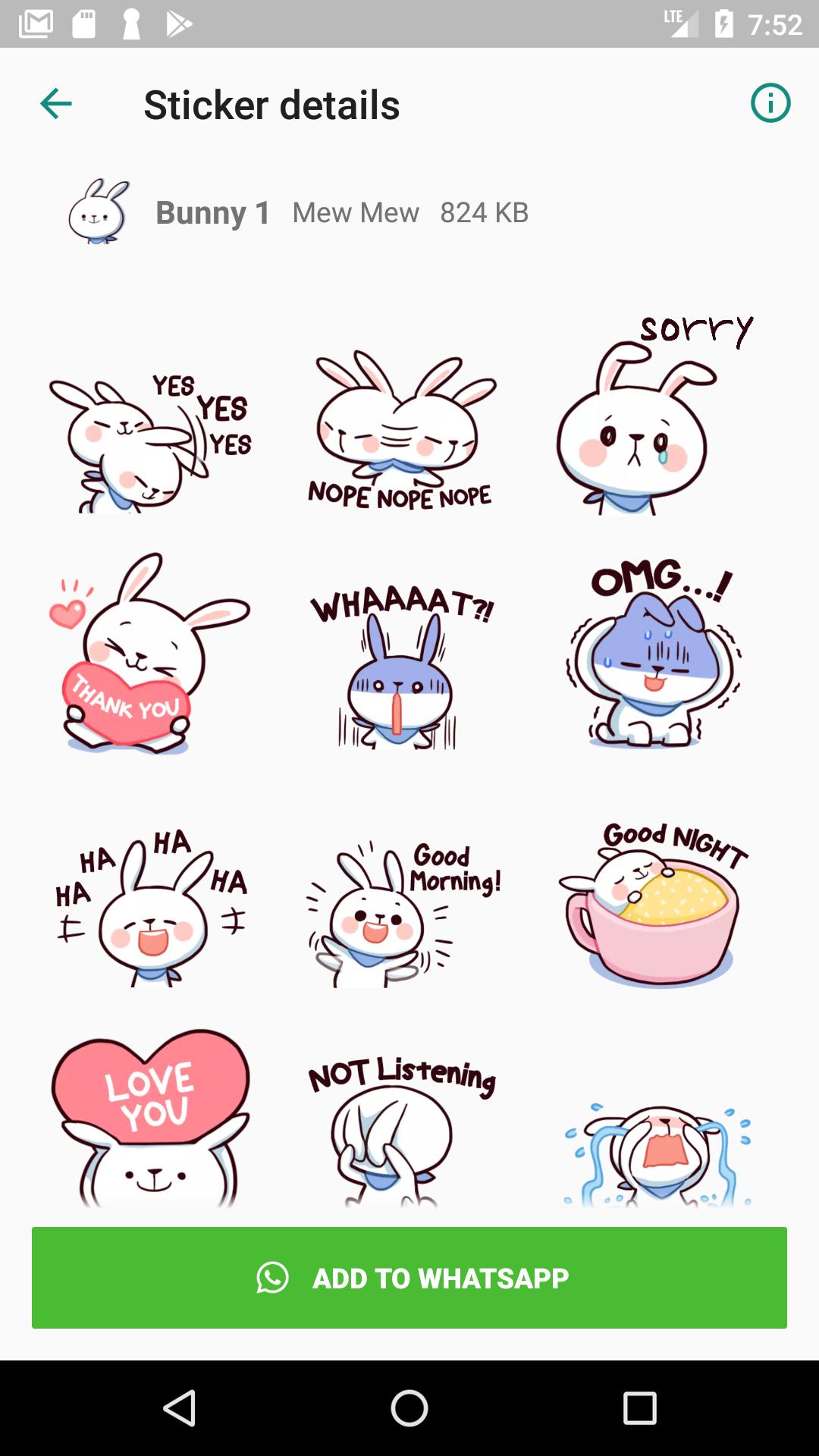 Wastickerapps Bunny Stickers For Android Apk Download