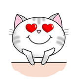 WAStickerApps Cute Cat-icoon
