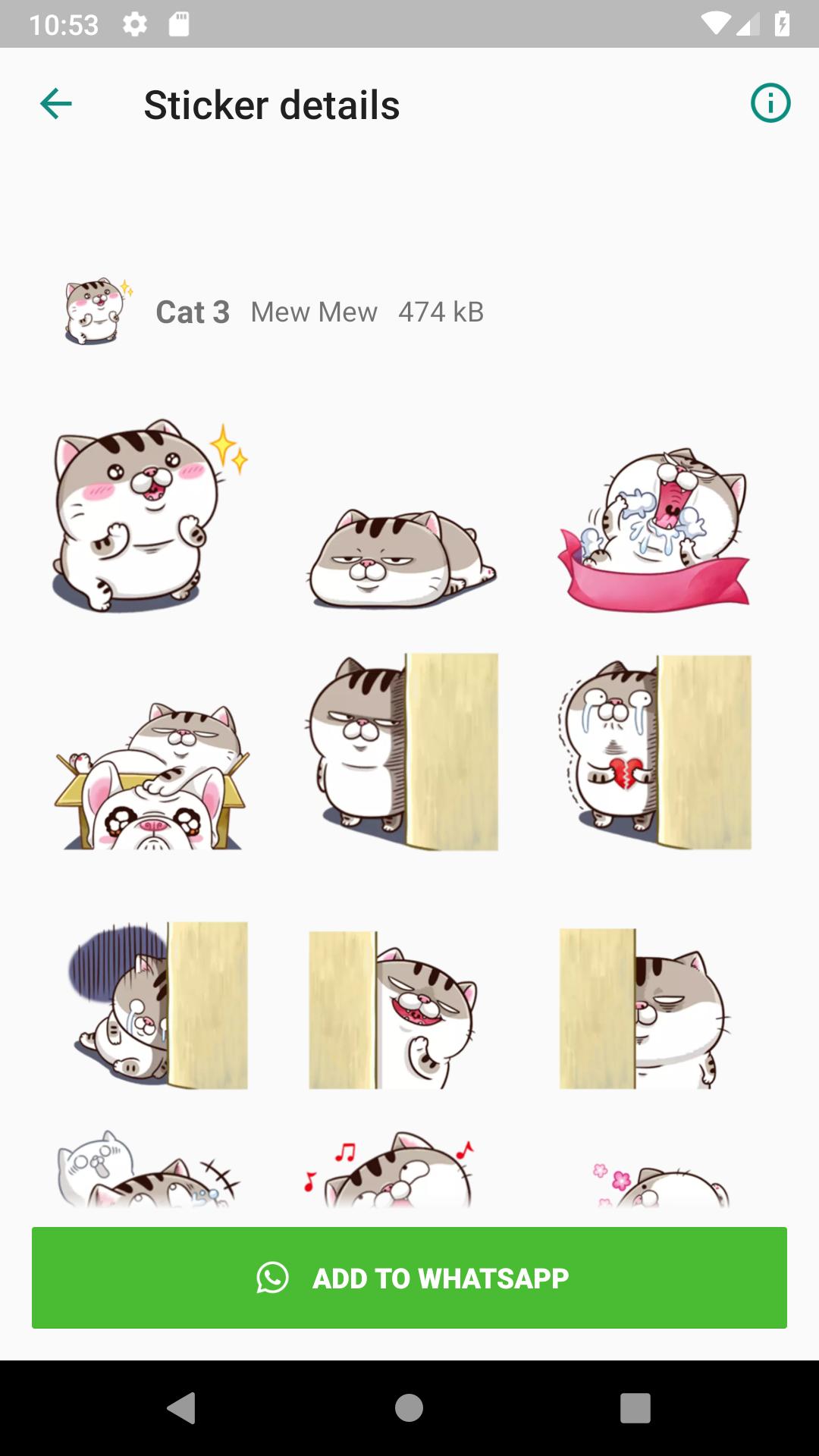 Wastickerapps Fat Cat For Android Apk Download