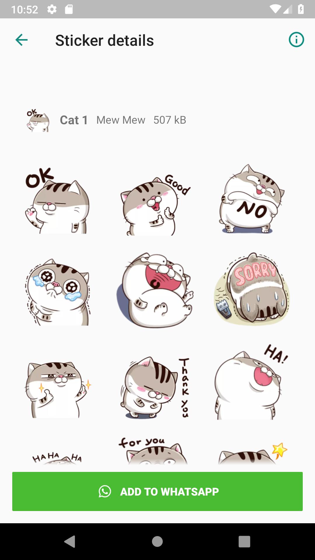 Wastickerapps Fat Cat For Android Apk Download