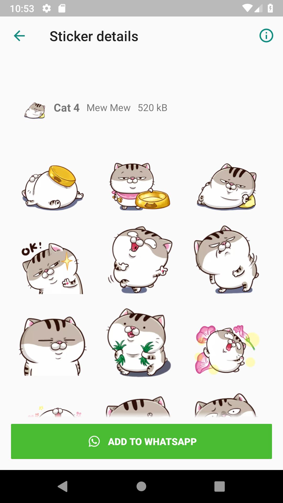 Wastickerapps Fat Cat For Android Apk Download