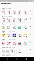 WAStickerApps Cute Pig Stickers poster