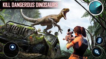 Wild Dinosaur Hunting Games 3D syot layar 2