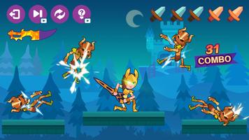 Samurai Dash: Line Slash اسکرین شاٹ 1