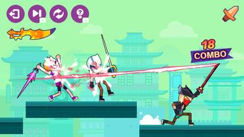 Samurai Dash: Line Slash اسکرین شاٹ 3