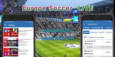 Football Live - Europe League Poster