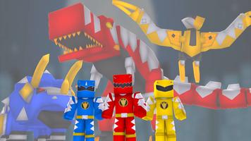 Power Ranger Mod For Minecraft Plakat