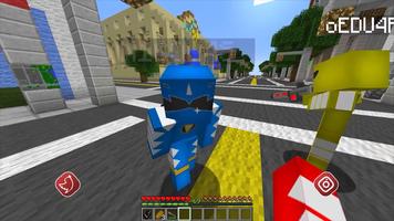Power Ranger Mod For Minecraft imagem de tela 1