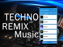 Techno Remix Musik Plakat