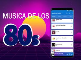 Musica de los 80s plakat