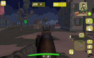 Zombie Bertahan Pemburu Dingin Perang Penembakan screenshot 3