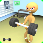 Stickman Virtual Gym 3D Fitnes icône