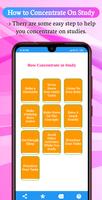 How To Concentrate on Study Tips and Tricks Cartaz