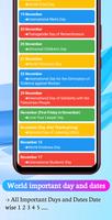 World Important Days & Dates imagem de tela 3