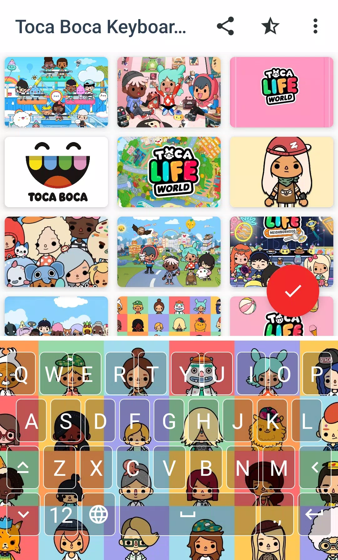 Character Select Menu - Toca Life World