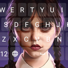 Wednesday Adams Theme Keyboard أيقونة