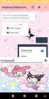 Kuromi MyMelody Keyboard Theme syot layar 2