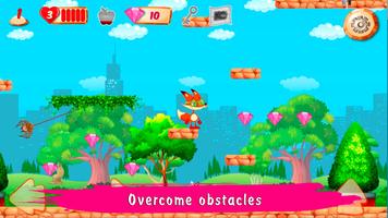 Runner Platformer City Foxy captura de pantalla 2