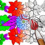 Flower Coloring Book