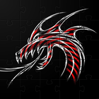 Dragons jigsaw puzzles games-icoon
