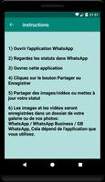 Status for whatsapp - Enregistrer les états capture d'écran 1