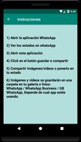Estados para whatsapp - Guardar-descargar estados تصوير الشاشة 1
