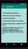 Status saver for whatsapp - Save-download status স্ক্রিনশট 1