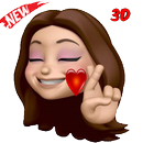 Funny Emojis 3D Stickers APK