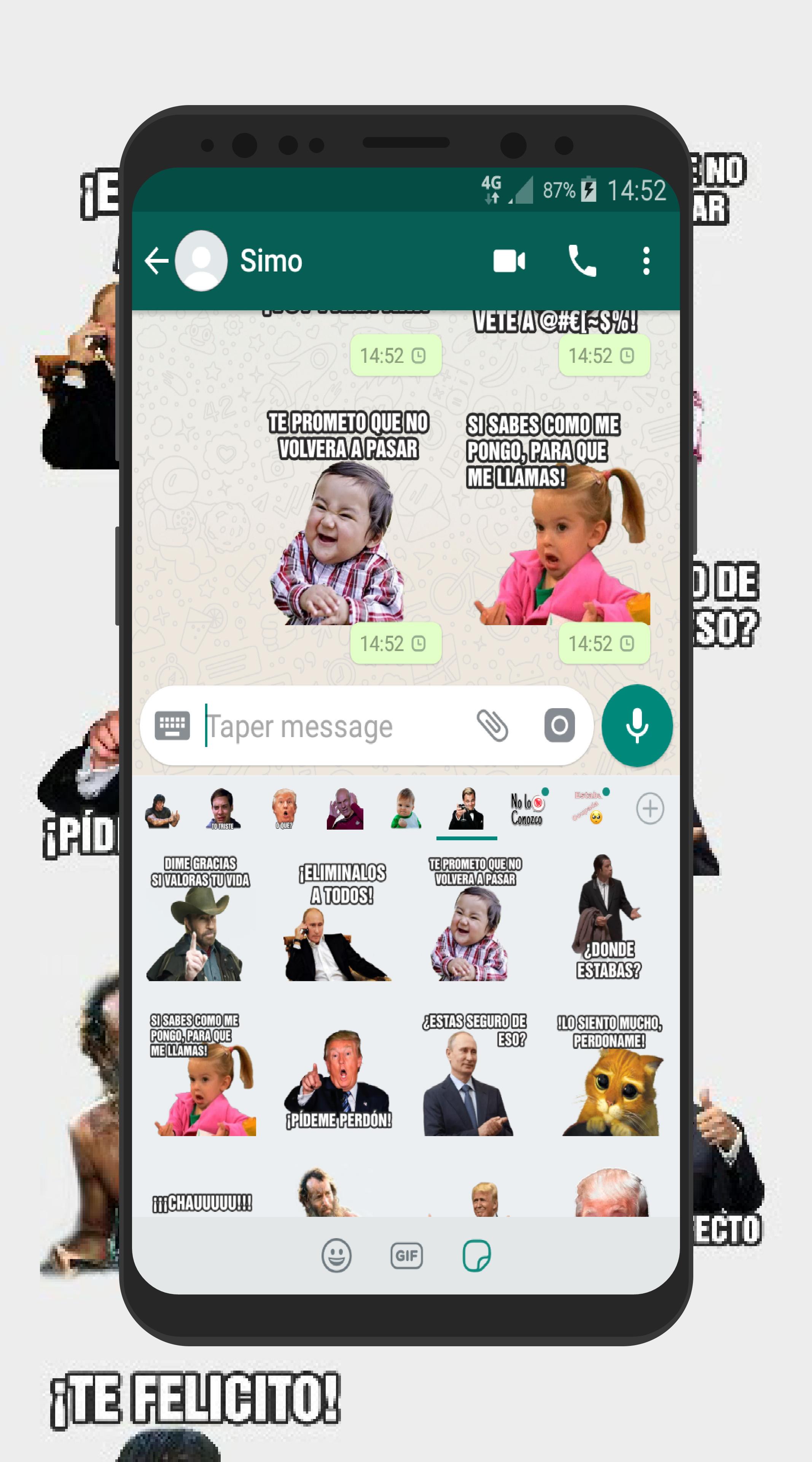Memes con Frases Stickers en español para WhatsApp APK voor Android Download