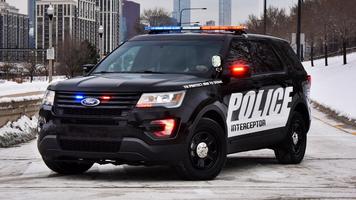 Fast Police Cars Wallpaper โปสเตอร์