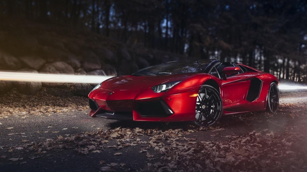 Red Lamborghini Aventador Wallpaper for Android - APK Download