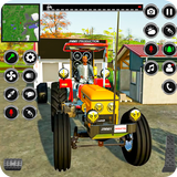 tracteur agricole moderne icône