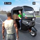 Modern Rickshaw Driving Games ikon
