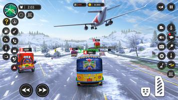 Modern Rickshaw Driving Games ảnh chụp màn hình 1