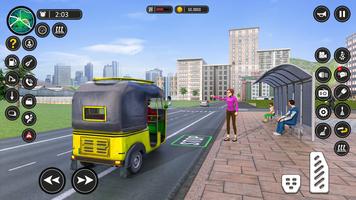Modern Rickshaw Driving Games تصوير الشاشة 2