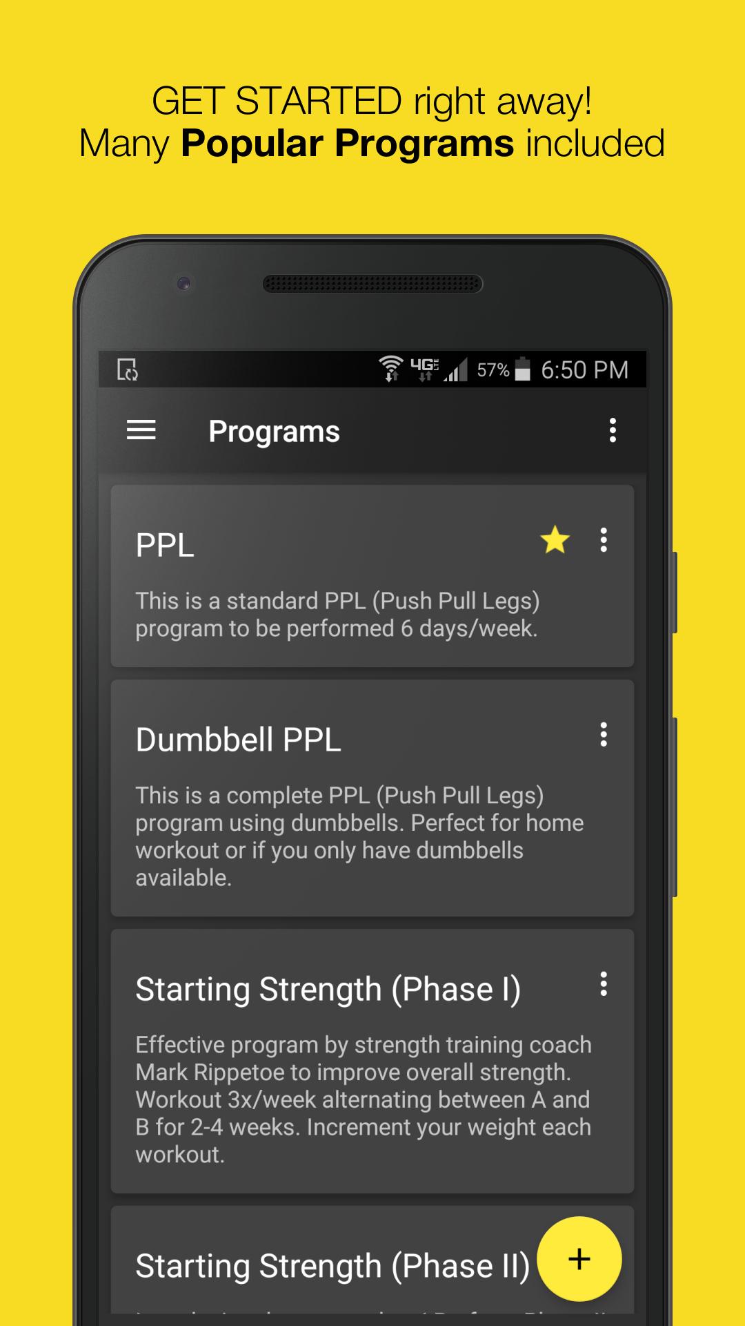 Simple Mytraining Workout Tracker Log Android for Fat Body