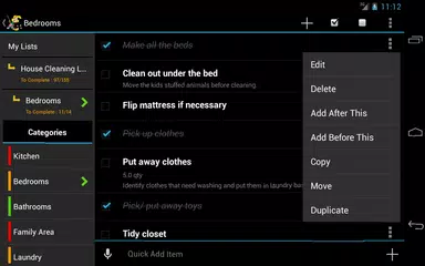 House Cleaning List APK download