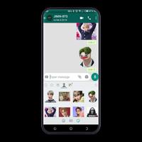 Jimin Stickers for WhatsApp скриншот 3