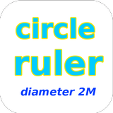 circle ruler 아이콘