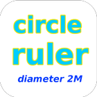 Icona circle ruler