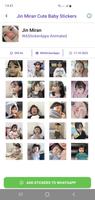 Jin Miran:Cute Baby Stickers ภาพหน้าจอ 1