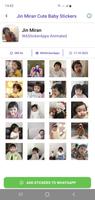 Jin Miran:Cute Baby Stickers ภาพหน้าจอ 2