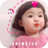 Jin Miran animated stickers